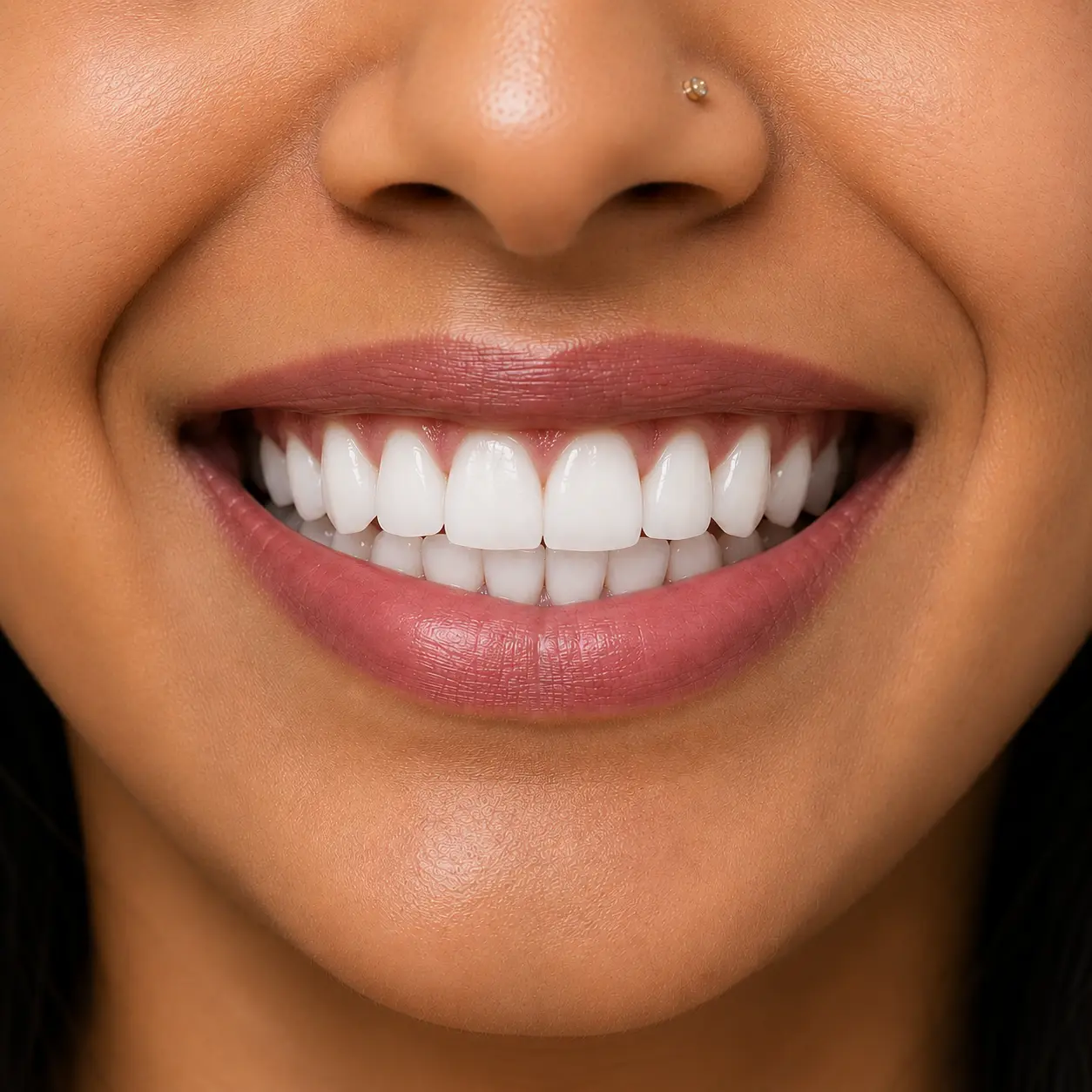 After teeth whitening treatment