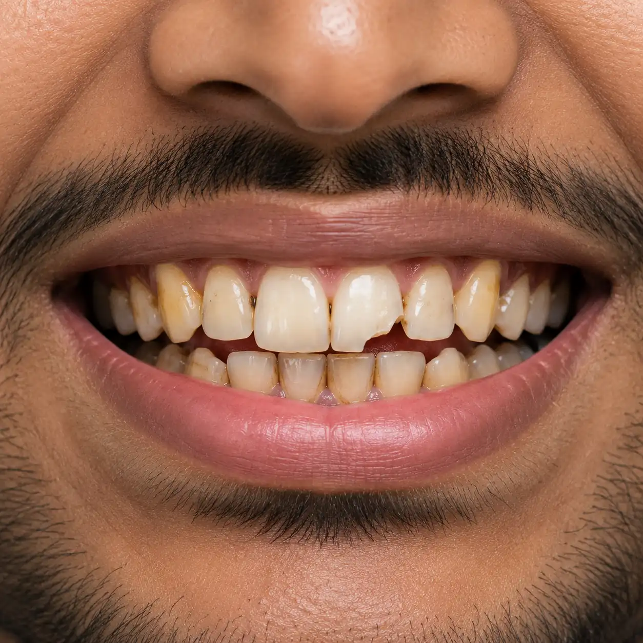 Before restorative dental treatment